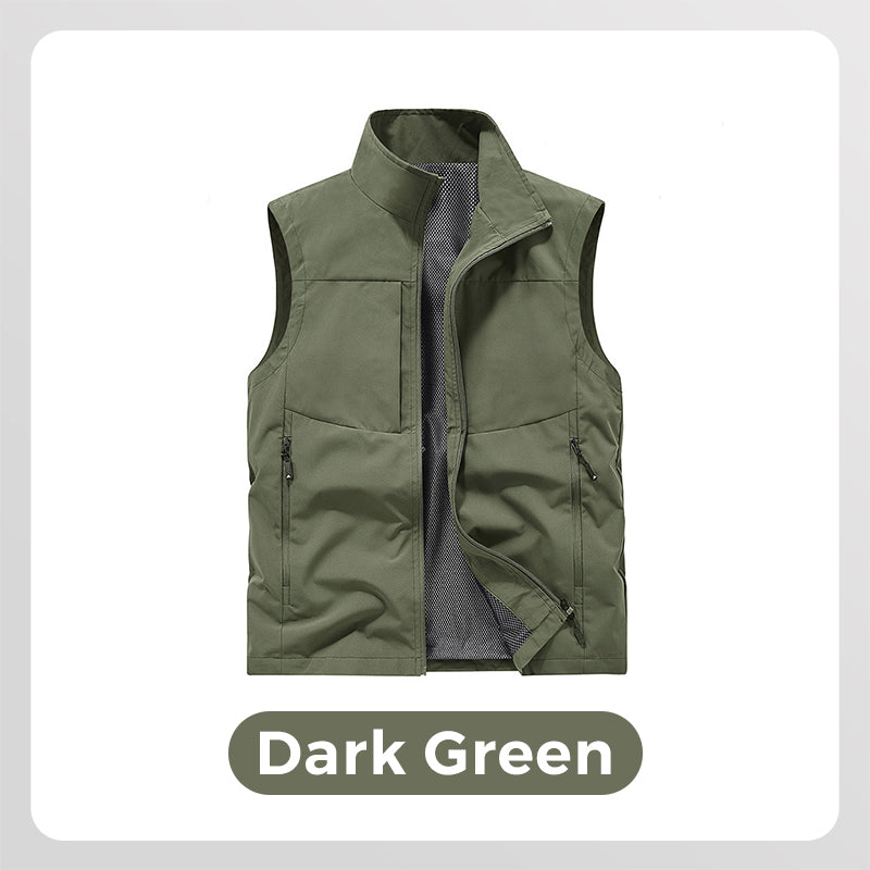 Men's Waterproof Outdoor Utility Vest
