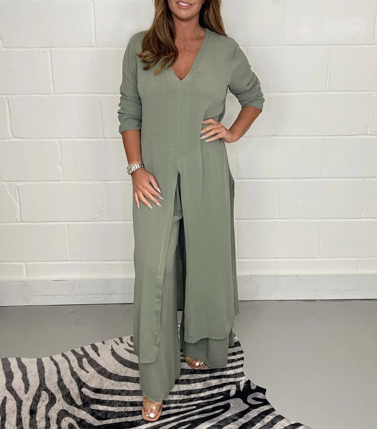 šSpring Sale ā³Two Piece Casual Long Top and Casual Trousersš