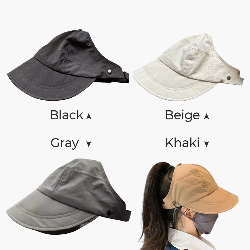 Outdoor UV Protection Hollow Top Sun Hat