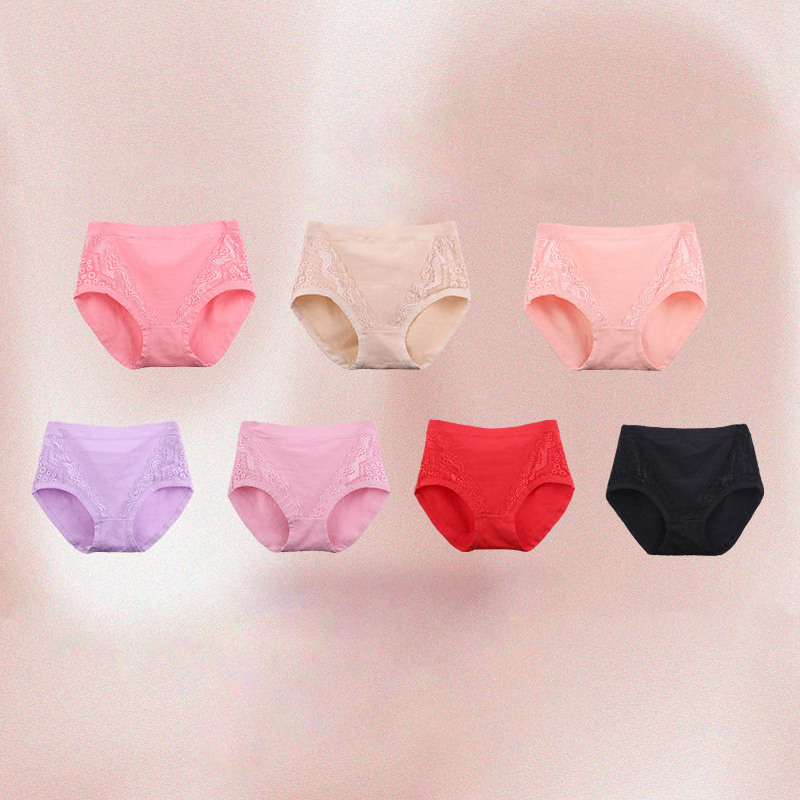 🔥2026 Plus Size Leak Proof Cotton High Waist Panties👍 (Buy 5 Get 5)