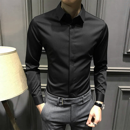 🎉2025 New Products Hot Sale✨Men's Wrinkle-Free Button-Down Shirt