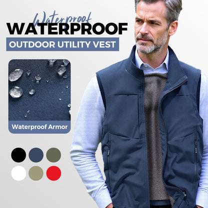 Men's Waterproof Outdoor Utility Vest