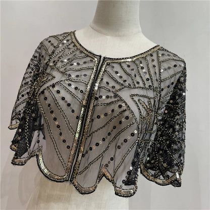 🔥 Vintage Lace Beaded Shawl🔥
