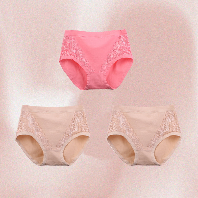 🔥2026 Plus Size Leak Proof Cotton High Waist Panties👍 (Buy 5 Get 5)