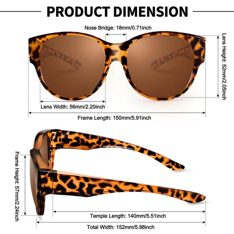 🕶️2025 New Oversized Cat Eye Sunglasses☀️Polarized UV400 Protection