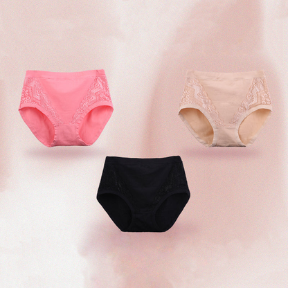 🔥2026 Plus Size Leak Proof Cotton High Waist Panties👍 (Buy 5 Get 5)