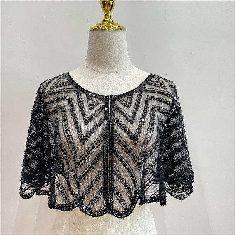 🔥 Vintage Lace Beaded Shawl🔥