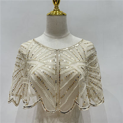 🔥 Vintage Lace Beaded Shawl🔥
