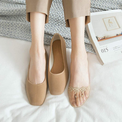 Women's Lace No-Show Non-Slip Socks