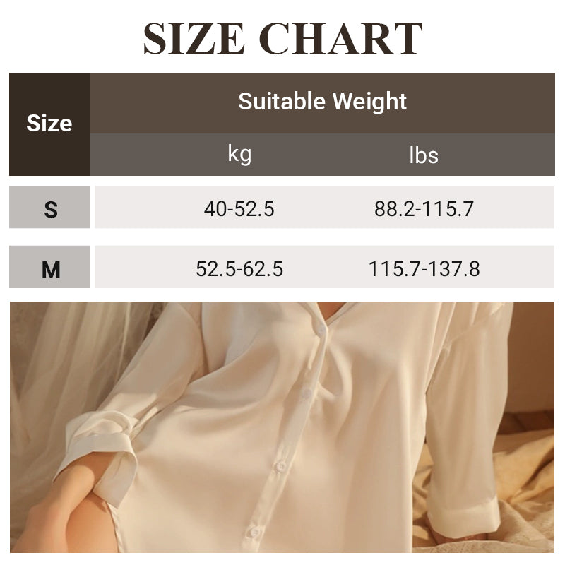 Sexy Loose-Ftting Women Sleepwear Shirt