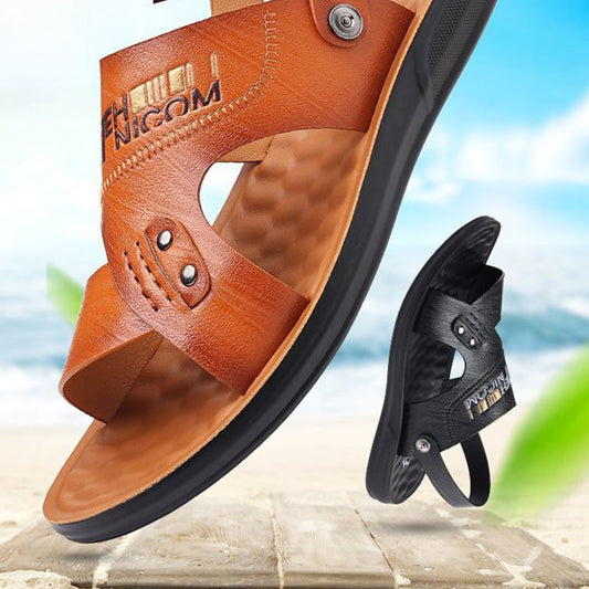 🔥 For a limited time only 🔥50% OFF Men's Slip Resistant 2-in-1 Open Toe Sandals