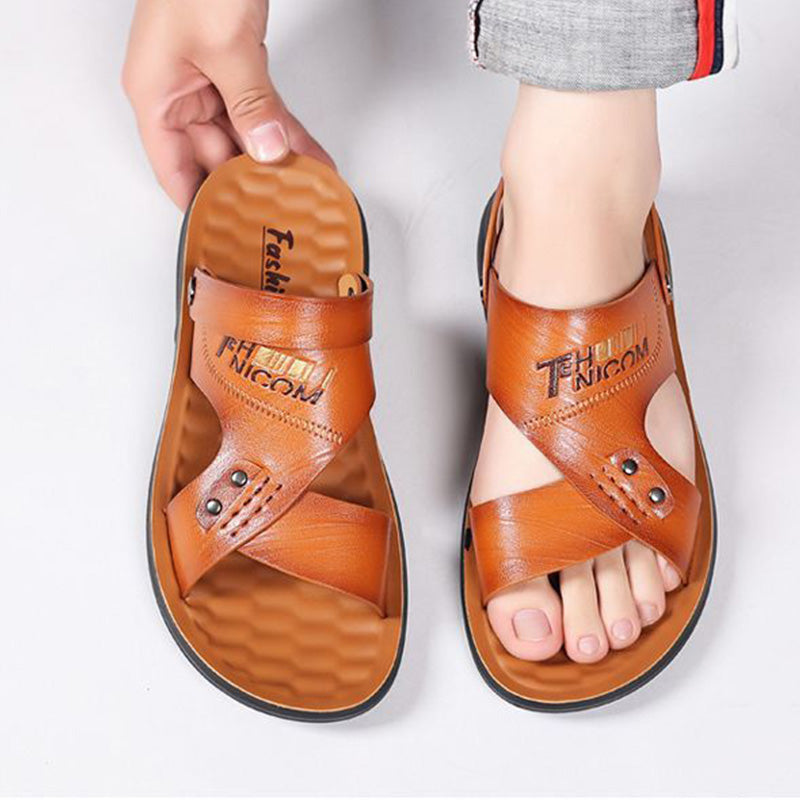 🔥 For a limited time only 🔥50% OFF Men's Slip Resistant 2-in-1 Open Toe Sandals