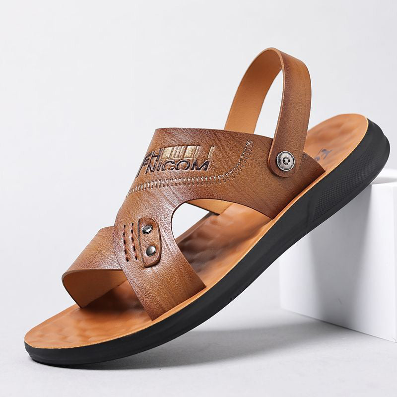 🔥 For a limited time only 🔥50% OFF Men's Slip Resistant 2-in-1 Open Toe Sandals