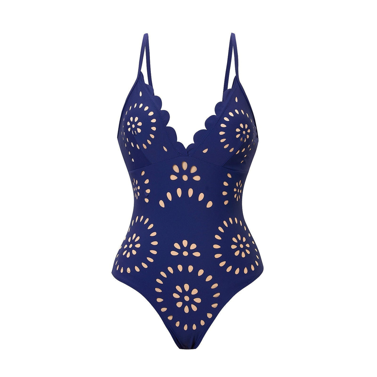 Women’s Sexy One Piece Swimsuit with Matching Swim Long Skirt