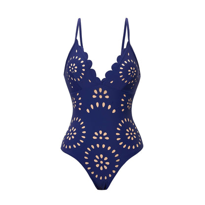 Women’s Sexy One Piece Swimsuit with Matching Swim Long Skirt