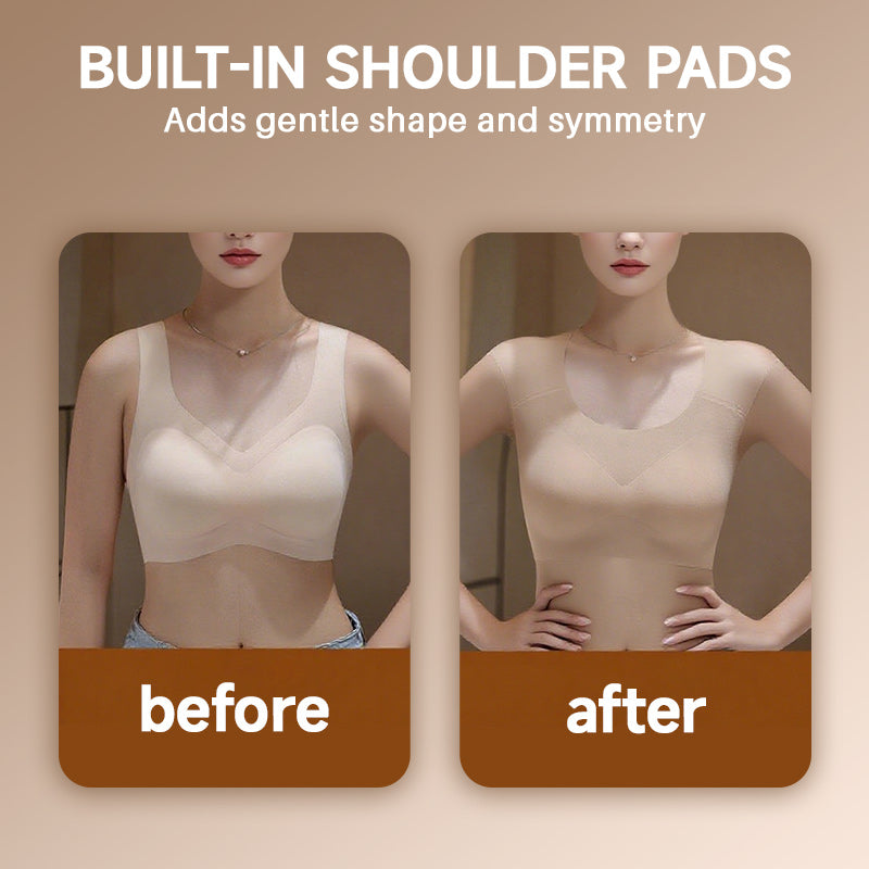 Women’s 2-in-1 Seamless Underwear with Built-in Shoulder Pad