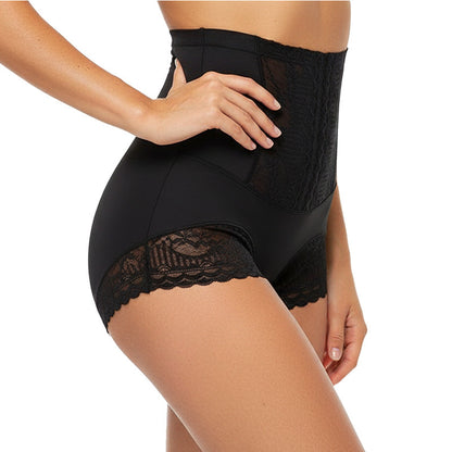 Women’s Lace High-Waisted Tummy Control Butt Lifter Briefs