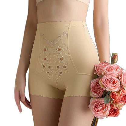 Women's Embroidered High-Waist Tummy Control Briefs