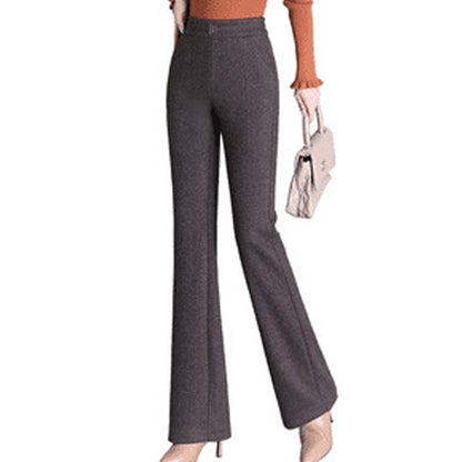 Women's High Waisted Micro-Flared Pants