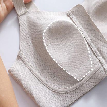 Women's Anti-Sag Front Zipper Bra